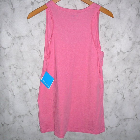 NWT Columbia Sleeveless Tank Top T-Shirt Pink Size L - Picture 7 of 8